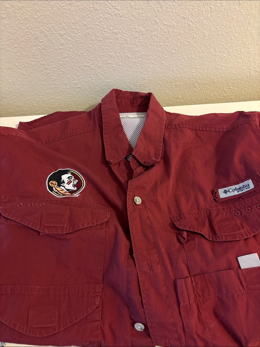 Columbia FSU button down shirt